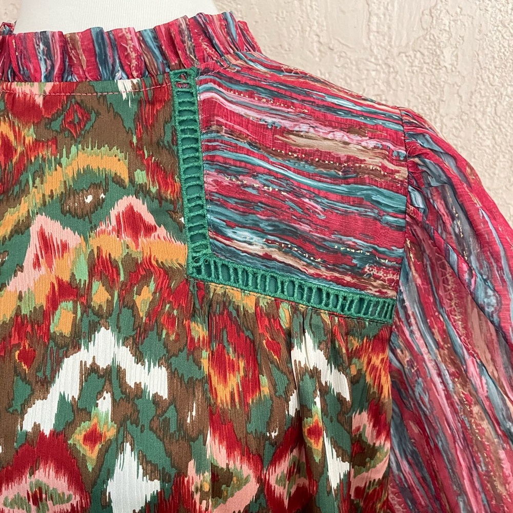 Mixed Patterns Top - Picture 3 of 6